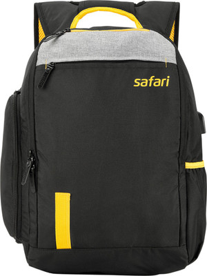 

Safari Ozone USB Laptop backpack 27 Laptop Backpack(Black)