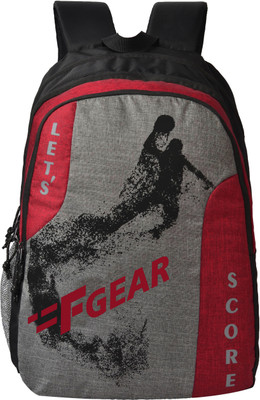 

F Gear Lets Score Gry L Rd 32.0 L Backpack(Grey), Grey;light red