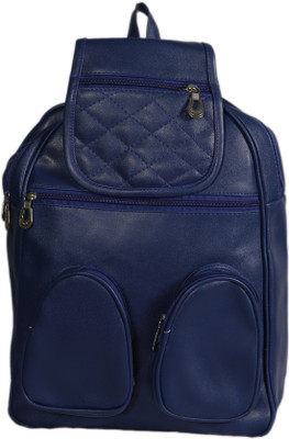 DN DEALS Blue Girls Zipper Backpack 10 L Backpack(Blue)
