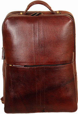 

Reo Leather REO Backpack Bag for Men |15.6'' Laptop Compartment| |Expandable Features| |Casual Stylish Backpack| 22 Backpack(Brown)