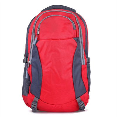 

STALIN Casual Backpack Waterproof School Bag(Red, 18 L)