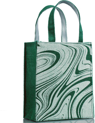 

H&B | Gift Bag | Handbag | Tote Bag | Tiffin Bag | Lunch Box Bag Or Waterproof Lunch Bag(Dark Green, 10 L)