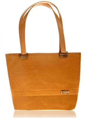 

Dutty Faux Leather Solid Beige Zipper Closure Tote Bag Shoulder Bag(Beige, 10 L)
