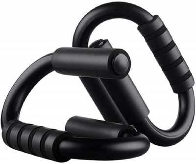 

SYGA Athletics Push-Up Bars With Foam Padded Grips for Muscles Chest Women Men (Black) Push-up Bar(Black)