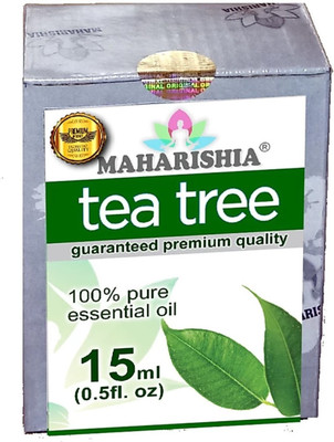 

MAHARISHIA Tea Tree Essential Oil for Skin, Hair and Acne care, Multipurpose Australian Tea Tree oil Travel Pack(15 ml)