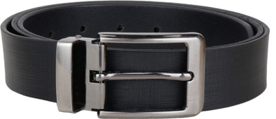 

Craftwood Men Black Genuine Leather Belt