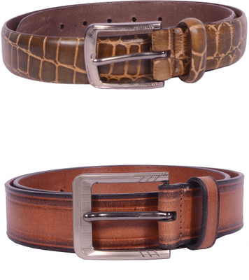 

VALISSA Men Casual, Party, Formal Brown Genuine Leather Belt
