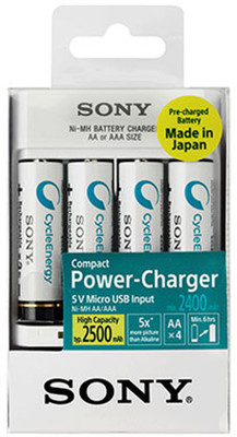 

Sony BCG34HHU4G/CWW Camera Battery Charger(White)