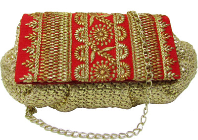 

Deepsum Party Red Clutch