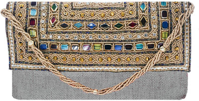 

Bagaholics Party Grey Clutch