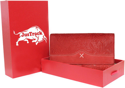 JusTrack Casual Red Clutch
