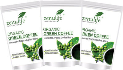 

Zenulife Organic Green Coffee beans Powder for Weight Loss ( Unroasted Coffee ) 100g - Pack of 3 Instant Coffee Instant Coffee 100 g(Pack of 3)