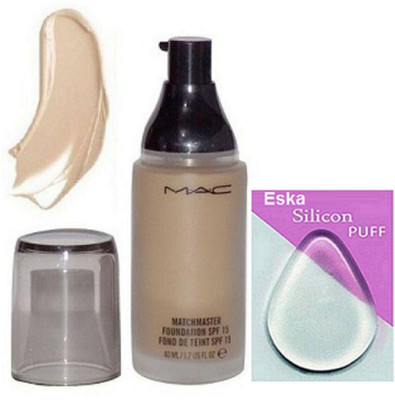 

eska Silicon Puff, Matchmaster Foundation SPF 15(Set of 2)
