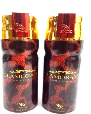 

EKOZ GLAMORAMA Perfume Body Spray - For Women(400 ml, Pack of 2)