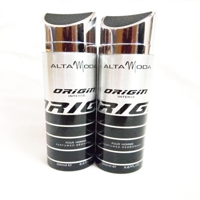 

ALTA MODA ORIGIN INTENSE Perfume Body Spray - For Men(400 ml, Pack of 2)
