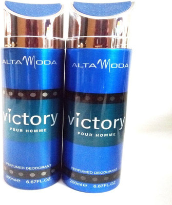 

Alta Moda Victory Deodorant Spray - For Men(400 ml, Pack of 2)
