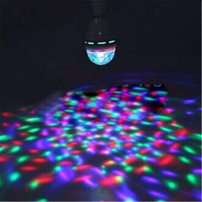 VOLTegIC ® DJ Disco Stage Lights - Mini Full Light LED Magic Ball Rotating Stage Effect Light for Christmas Home KTV Xmas Wedding Show Pub Club lights - E27 3W Single Disco Ball(Ball Diameter: 12 cm)