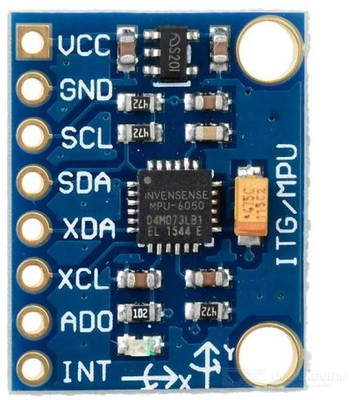 

PrimeRobotics MPU6050 Module 3 Axis Analog Gyro Sensors+ 3 Axis Accelerometer Module Educational Electronic Hobby Kit