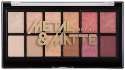 

Australis Eyeshadow Palette 12 g(Metal & Matte)