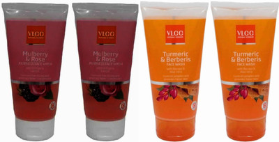 

VLCC Original Mulberry&Rose & Turmeric&Berberis Face Wash(600 ml)