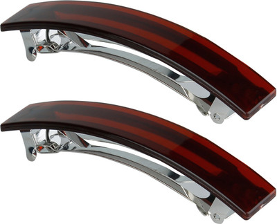 

Franck Provost (France) Barrette Side (2 Pcs) Hair Clip(Brown)