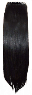 

AASA Synthetic Straight Extension For Women And Girls, Extension , 24 inch, Natural Black color Hair Extension