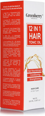 

GreenBerry 12 In 1 Hair Tonic Oil Hair Oil(100 ml)