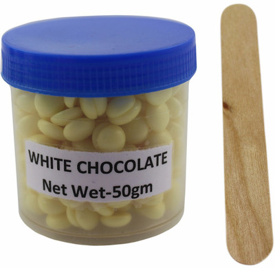 

Ear Lobe & Accessories White Chocolate Flavor Depilatory Wax Pearl Hair Removal Hot Wax Beans, 50 grams With One Wodden Spatula Wax(50 g)