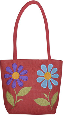 

Jute Cottage Shoulder Bag(Red)