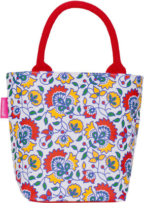 

Jute Cottage Hand-held Bag(Red)