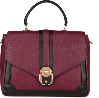 

Da Milano Shoulder Bag(Black, Purple)