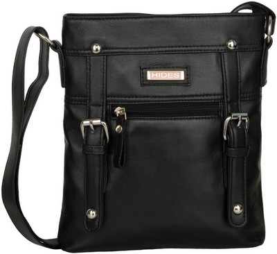 

AspenLeather Messenger Bag(Black)