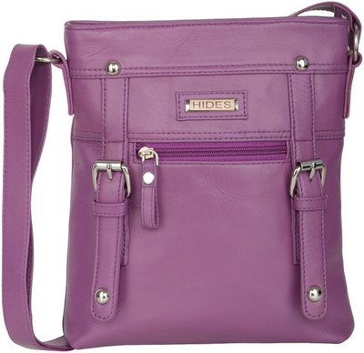 

AspenLeather Messenger Bag(Purple)