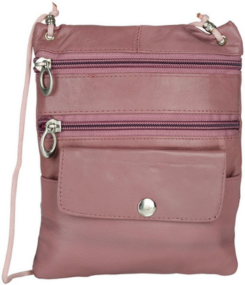 

AspenLeather Messenger Bag(Pink)