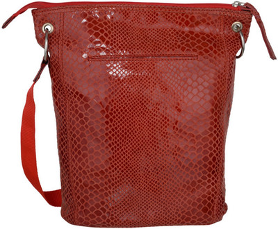 

AspenLeather Messenger Bag(Red)