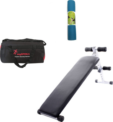 

Lifeline Abdominal Bench 310 Bonus with Gym Bag and Yoga Mat Home Gym Combo(100 - 120 kg)