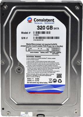 Consistent 320 hdd 320 GB Desktop Internal Hard Disk Drive (Extreme Hard disk 320 gb)
