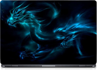 i-Birds ® Spirit Blue Flying Dragon Exclusive High Quality Laptop Decal, laptop skin sticker 15.6 inch (15 x 10) Inch iB-5K_skin_0323 Vinyl Laptop Skin Compatible for 15.6 inch(Theme: NA)
