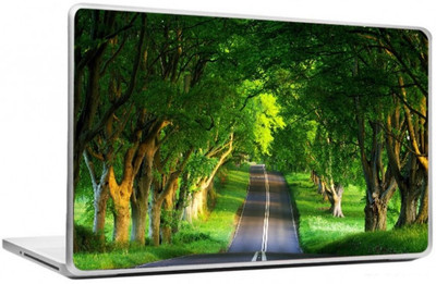i-Birds Forest Highway Exclusive High Quality Laptop Decal, laptop skin sticker 15.6 inch (15 x 10) Inch iB_skin_0018new Vinyl Laptop Skin Compatible for 15.6 inch(Theme: Nature)