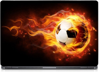 Gallery 83 ® Soccer Fire FootBall Exclusive High Quality Laptop Decal, laptop skin sticker 15.6 inch (15 x 10) Inch G83_skin_0499new Vinyl Laptop Decal 15.6
