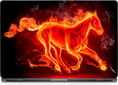 Gallery 83 ® Running Fire Horse Exclusive High Quality Laptop Decal, laptop skin sticker 15.6 inch (15 x 10) Inch G83_skin_0367new Vinyl Laptop Decal 15.6