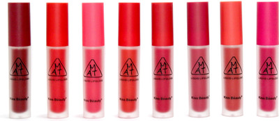 

Kiss Beauty Water Proof Matte Lip Gloss ( Set Of 8 )(red)