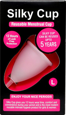Silky Cup Large Reusable Menstrual Cup(Pack of 1)