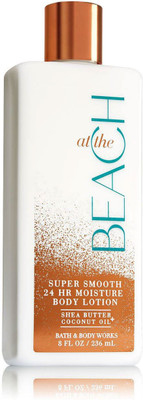 

Bath & Body Works Super Smooth Body Lotion, Shea Butter + Coconut Oil, At the Beach(236 ml)