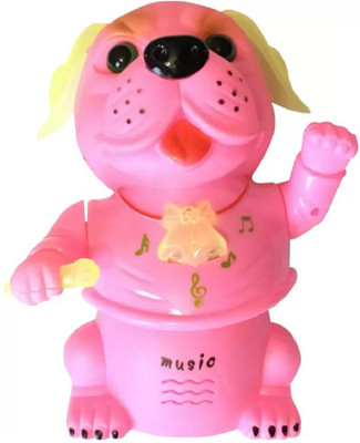 

Kanchan Toys Dancing Dog Big For Kids(Pink)