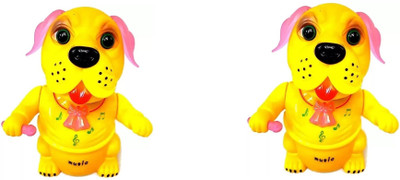 

Kanchan Toys Musical Dancing Dog For Kids Pack of 2(Multicolor)