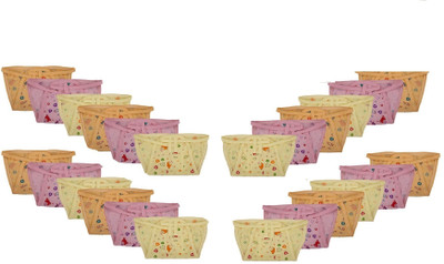

yodream Newborn baby Hosiery cotton cloth nappies Adjustable (0-9 Months) Pack Of 24,Multicolor