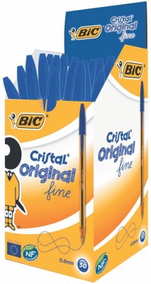 BIC Cristal Original Fine Ball Pen  (Pack of 50)