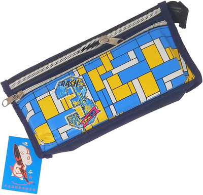 

Parteet Pouch Pouch Art Canvas Pencil Box(Set of 1, Multicolor)
