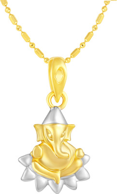 Sukai Jewels Gold-plated Cubic Zirconia Alloy, Brass Pendant